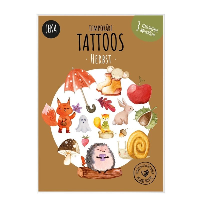 Kindertattoo Set Herbst