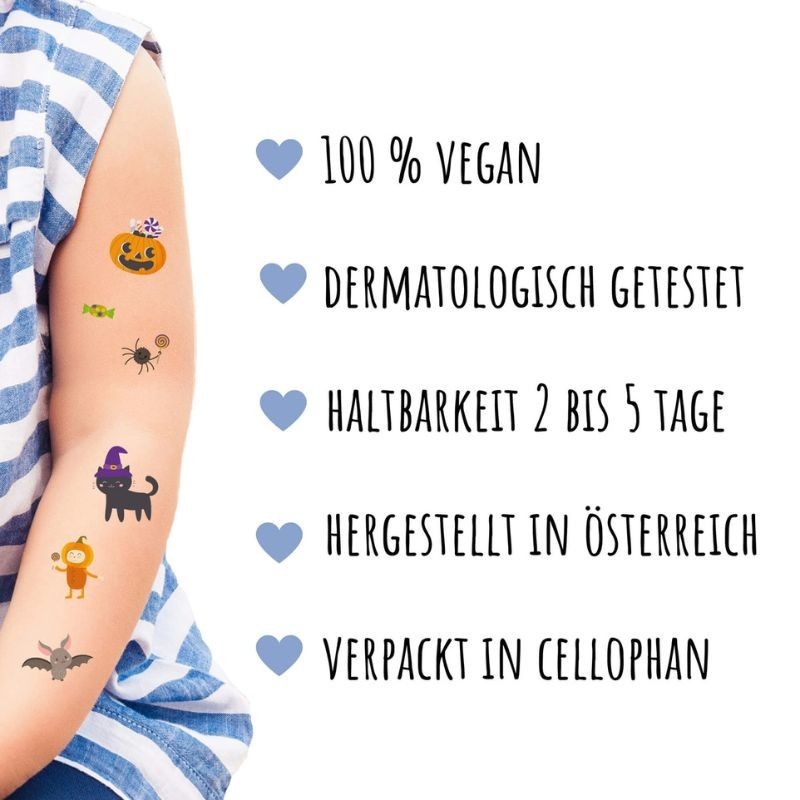 Kindertattoo Set Halloween