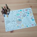 Tischsets Ostern zum Ausmalen