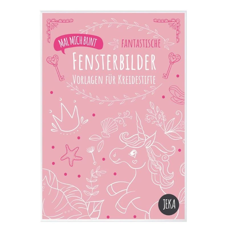 Fensterbilder Vorlagen Einhorn & Fantasie