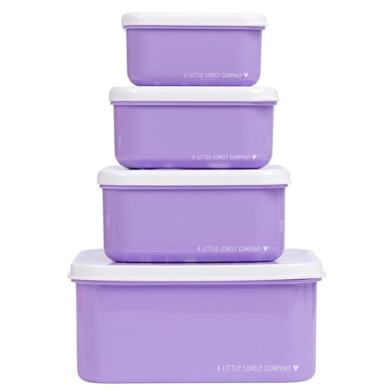 Znüni- und Lunchbox Set Einhorn Traum