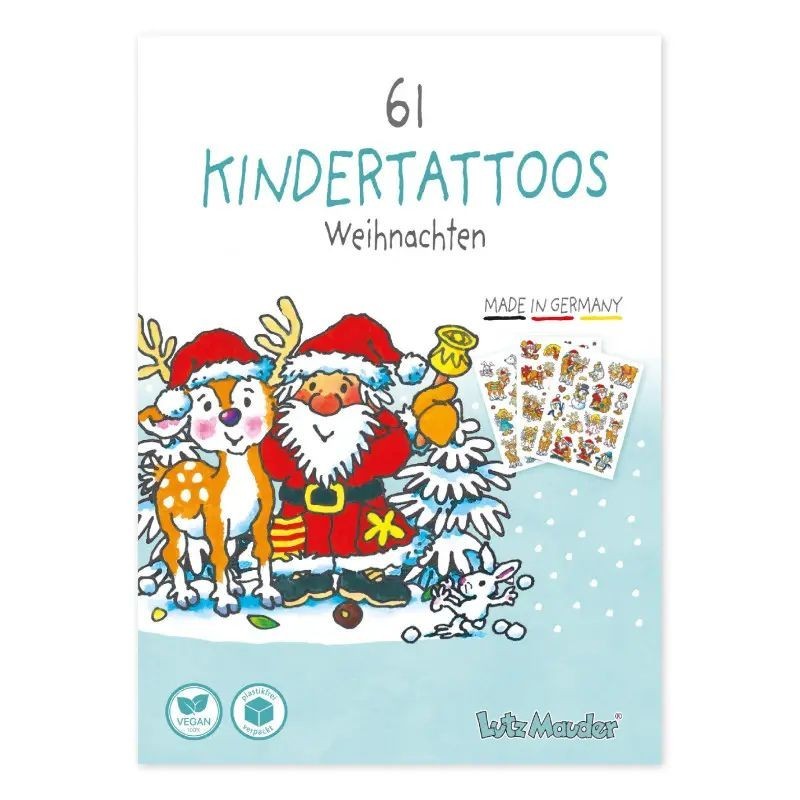 Kindertattoo Set Weihnachten