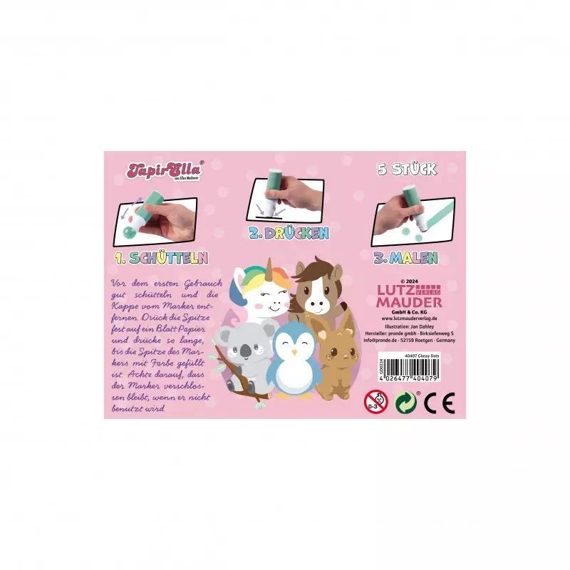 Stempelstifte Glossy Dots pastell