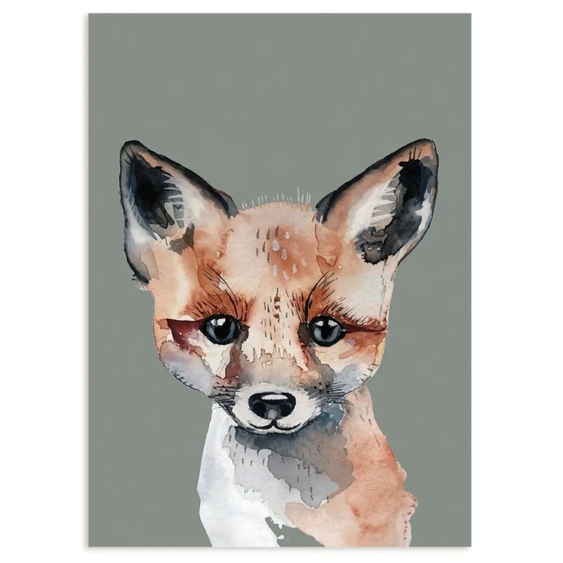 Postkarte Fuchs