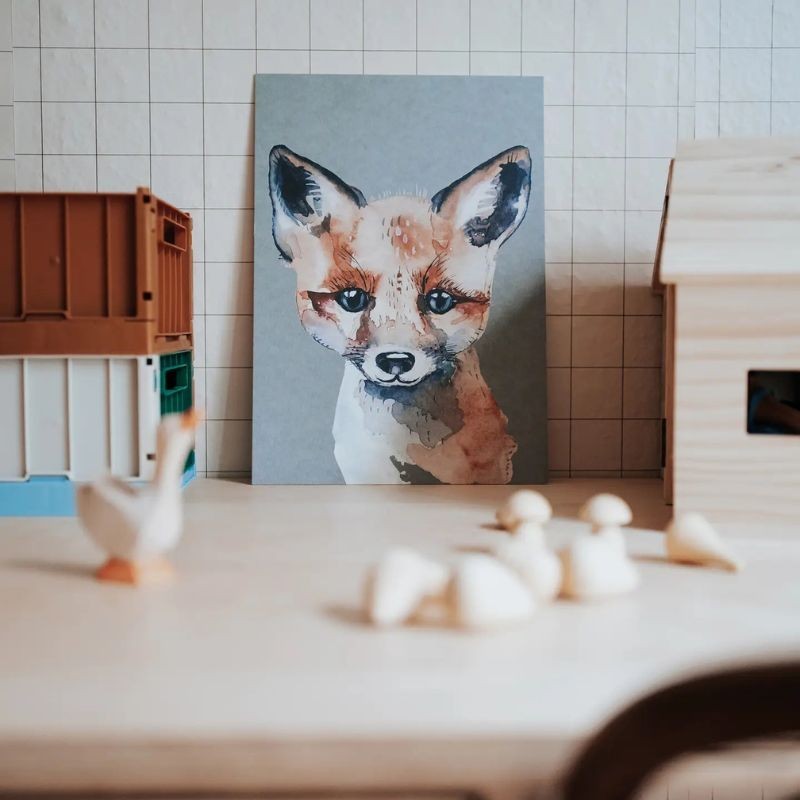 Postkarte Fuchs