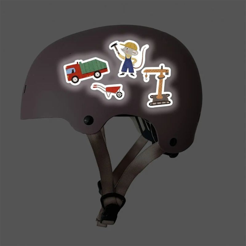 Reflektierende Sticker Baustelle
