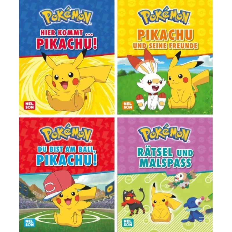 Pokémon 1-4 - Mini Pixi Bücher