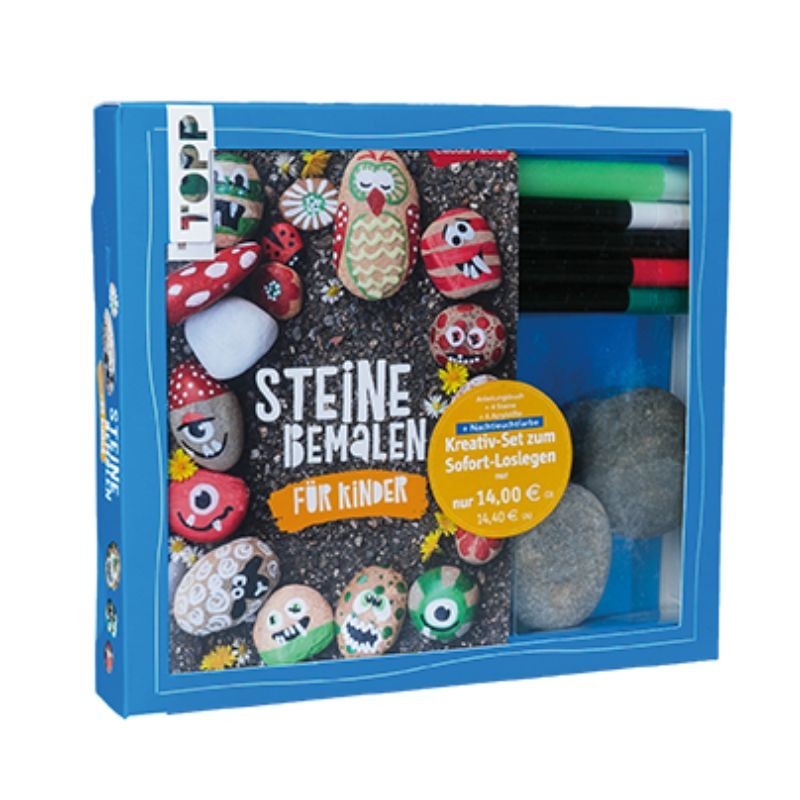 Steine bemalen für Kinder
