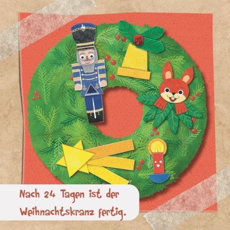 Adventskalender Verbastelbuch Türkranz