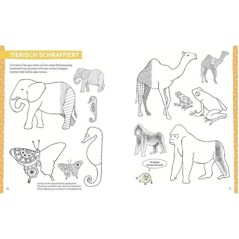 Die Kunst des Zeichnens für Kinder Übungsbuch
