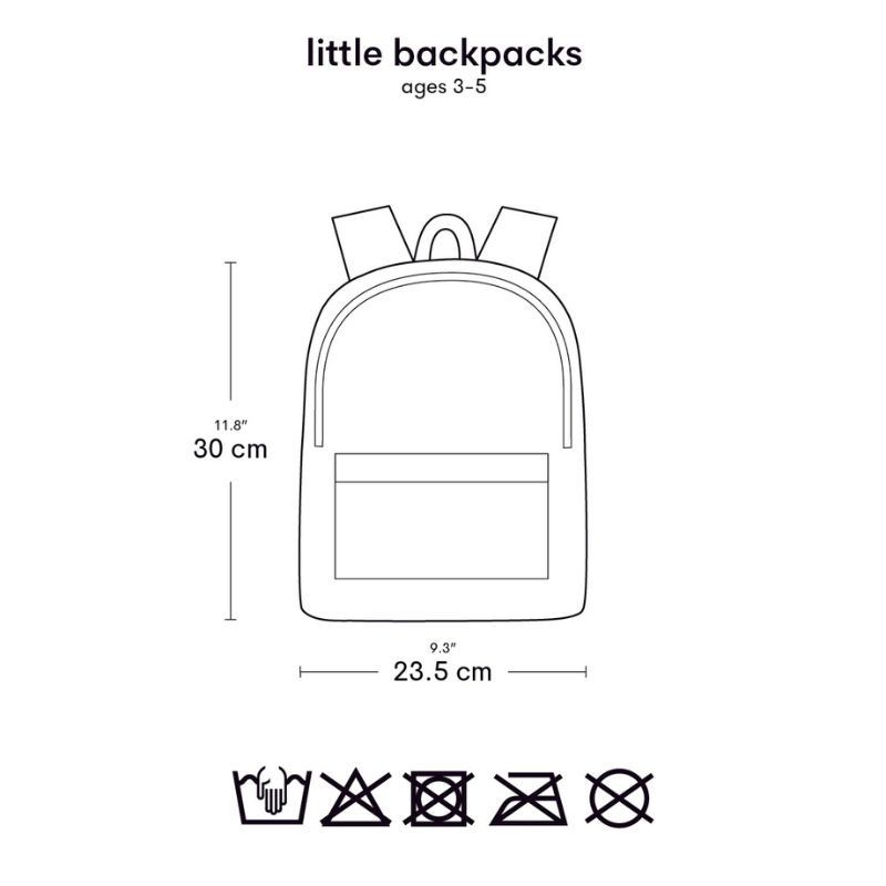 Kinderrucksack Waldfreunde klein in bunt