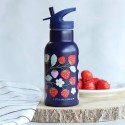 Trinkflasche Edelstahl Erdbeeren