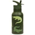 Trinkflasche Edelstahl Krokodile