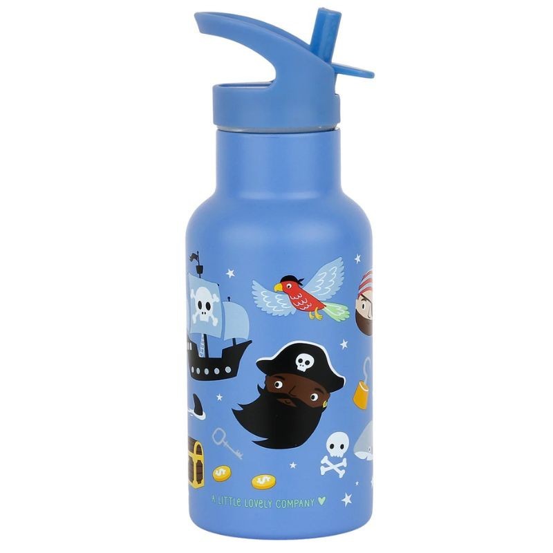 Trinkflasche Edelstahl Piraten