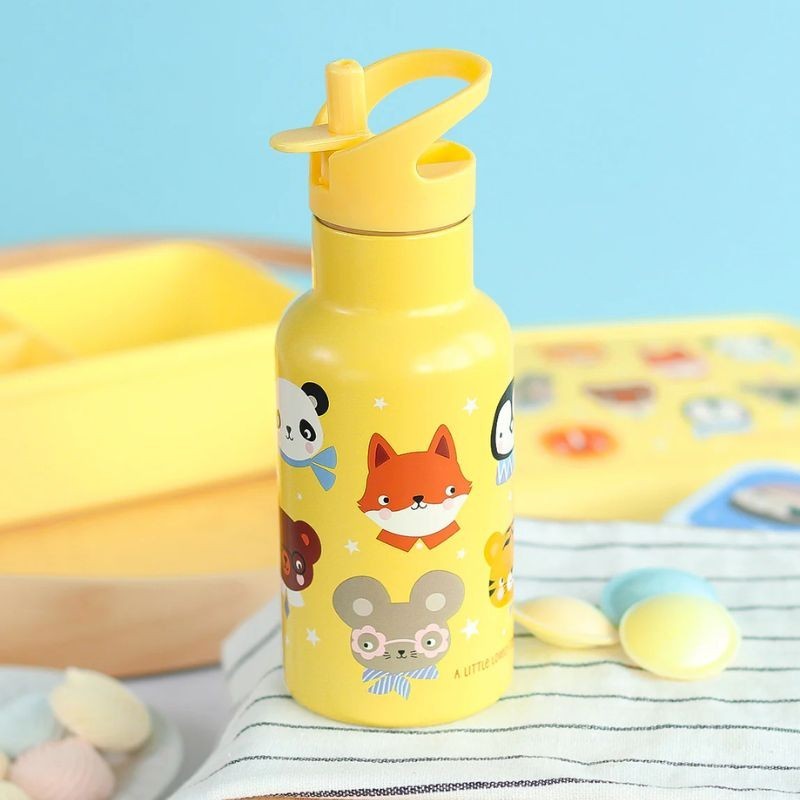 Trinkflasche Edelstahl Animal Friends