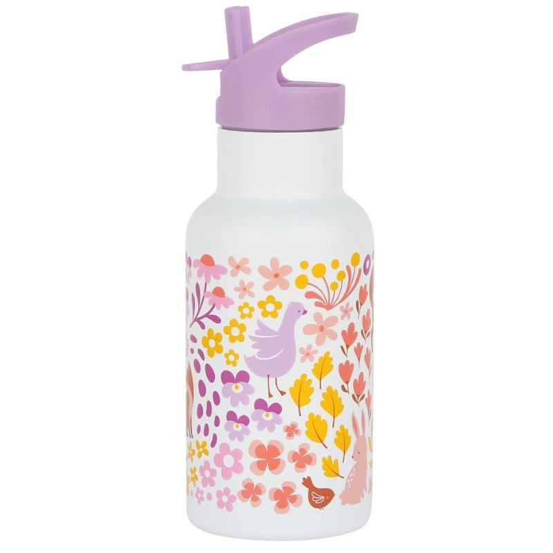 Trinkflasche Edelstahl Flower Garden