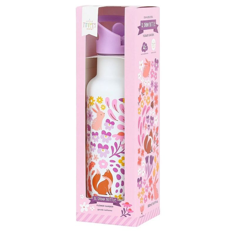 Trinkflasche Edelstahl Flower Garden