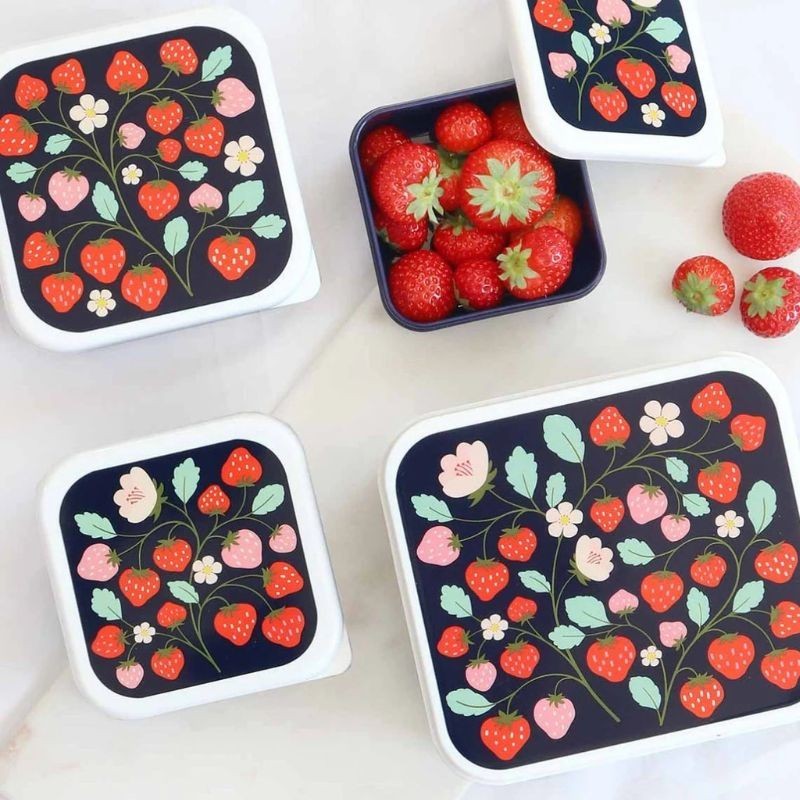Znünibox Set Erdbeeren