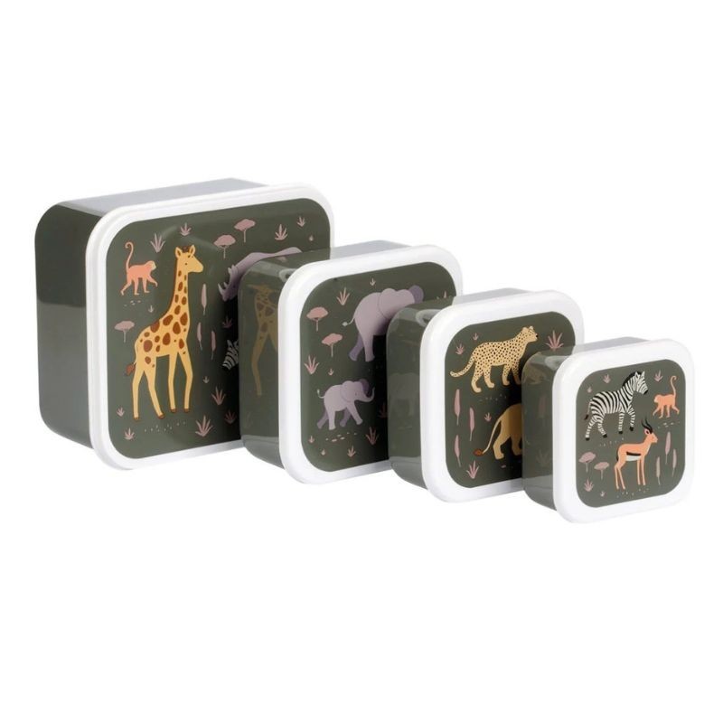 Znünibox Set Savanne grün