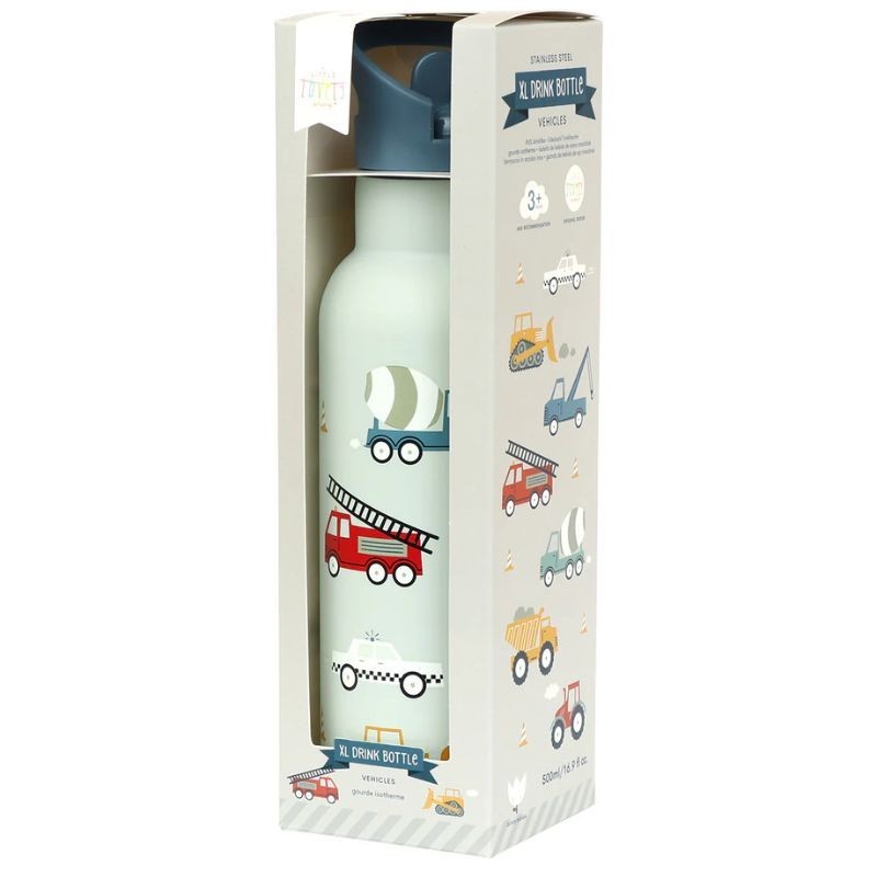 Trinkflasche Edelstahl Fahrzeuge 500ml