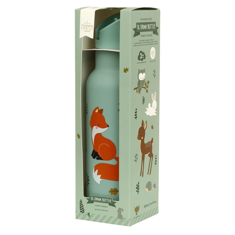 Trinkflasche Edelstahl Waldfreunde 500ml