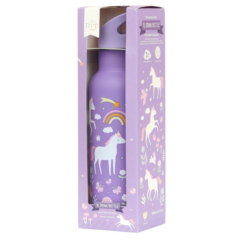 Trinkflasche Edelstahl Einhorn Traum 500ml