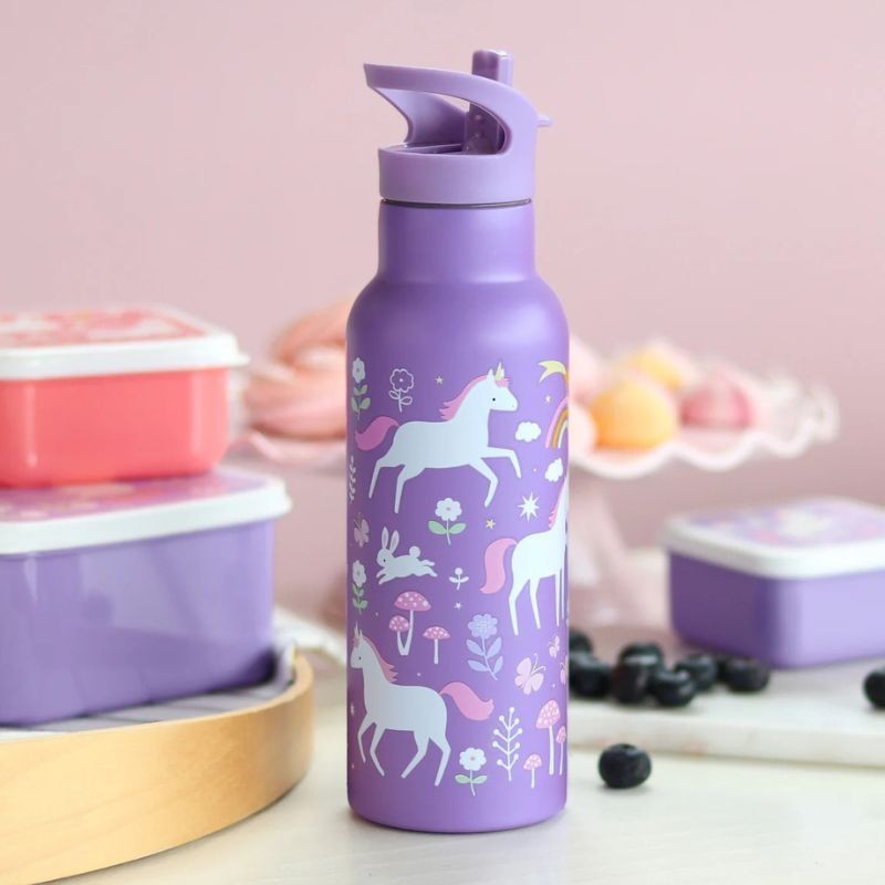 Trinkflasche Edelstahl Einhorn Traum 500ml