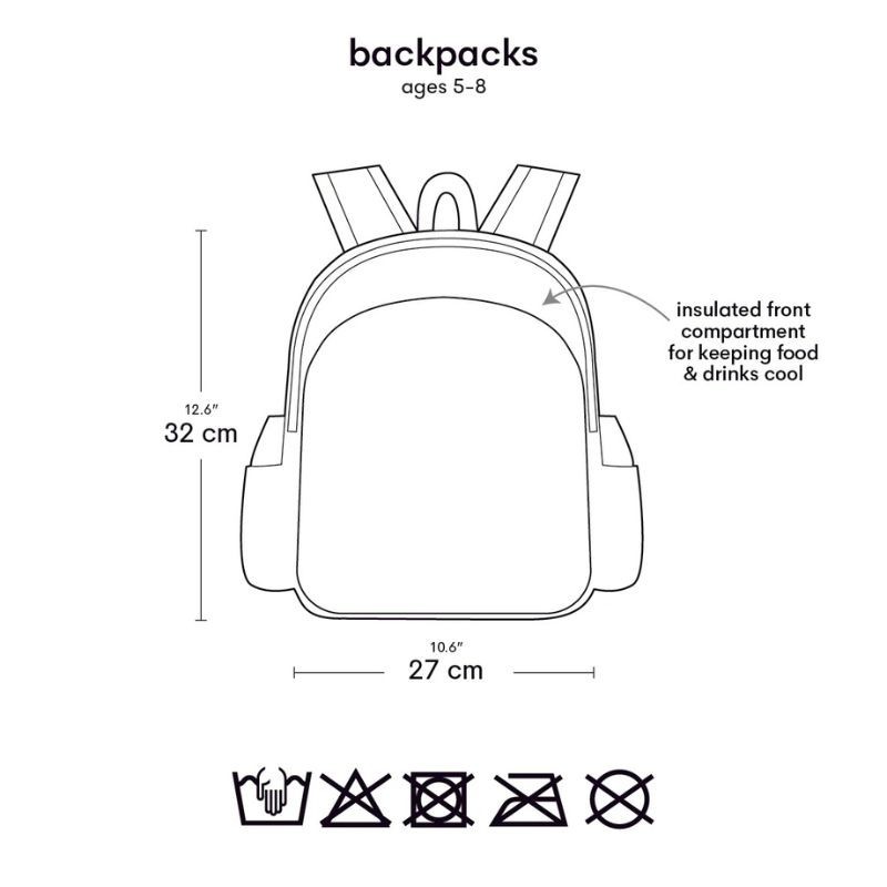 Kinderrucksack Fahrzeuge mit Isofach