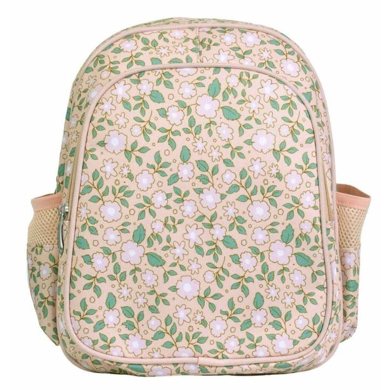 Kinderrucksack Blüten rosa mit Isofach