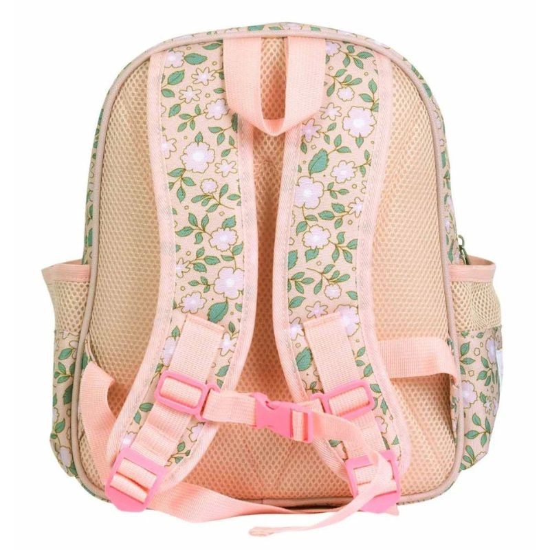 Kinderrucksack Blüten rosa mit Isofach