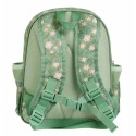 Kinderrucksack Blüten salbeigrün mit Isofach