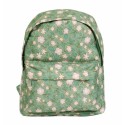 Kinderrucksack Blüten salbeigrün klein