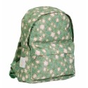 Kinderrucksack Blüten salbeigrün klein