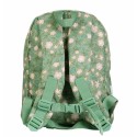 Kinderrucksack Blüten salbeigrün klein