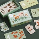Zahlenpuzzle Waldfreunde
