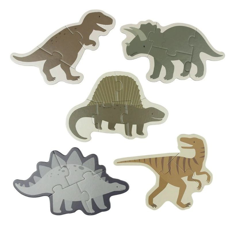 Puzzle Set Dinosaurier