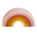 Stapelspiel Regenbogen rosa