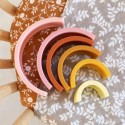 Stapelspiel Regenbogen rosa