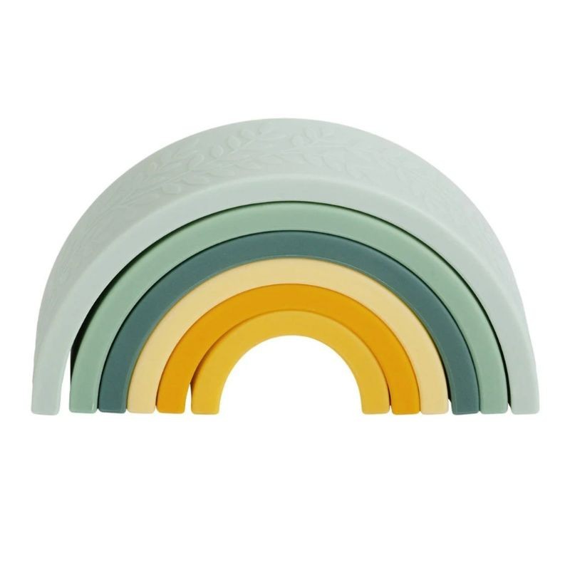 Stapelspiel Regenbogen blau