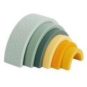 Stapelspiel Regenbogen blau