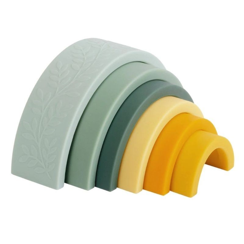 Stapelspiel Regenbogen blau