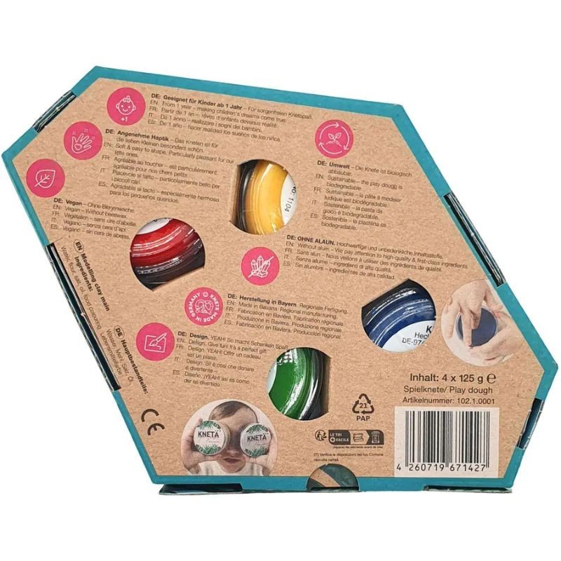 Knete Box 4er Dose von Knetä