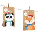 Adventskalender basteln Winter Friends