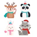 Adventskalender basteln Winter Friends