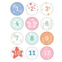 Adventskalender basteln Winter Friends