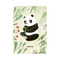 Postkarte Thank you Panda