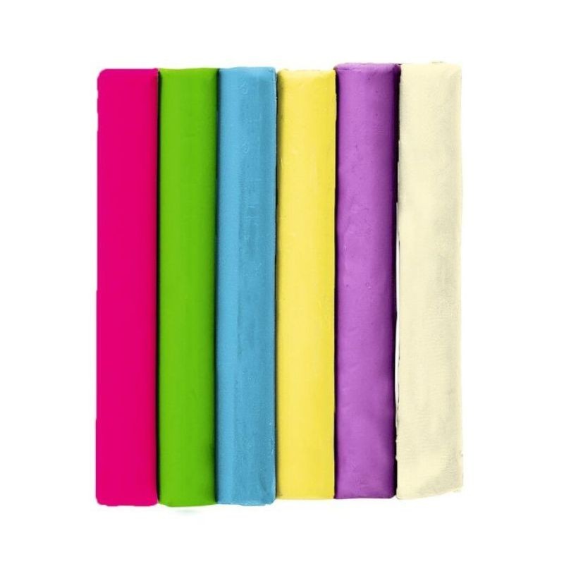 Kunterbuntes Knetset Glow in the dark
