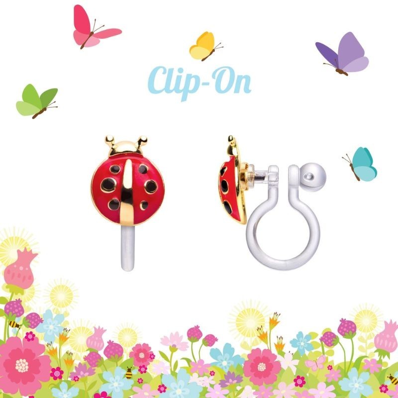 Ohrringe Ohrclips Marienkäfer