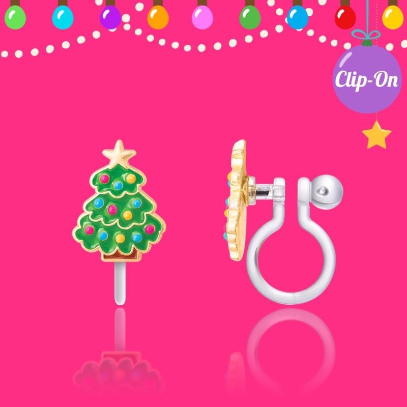 Ohrringe Ohrclips Weihnachtsbaum