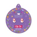 Ohrringe Ohrclips Schneemann
